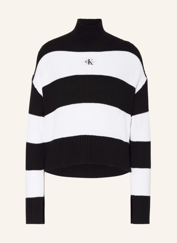 Calvin Klein Jeans Oversized sweater WHITE/ BLACK