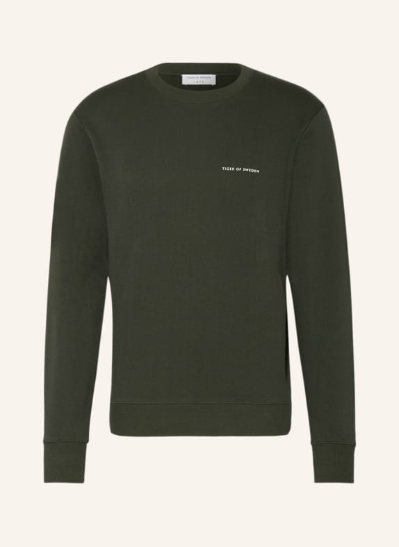 TIGER OF SWEDEN Sweatshirt EMERSON DUNKELGRÜN
