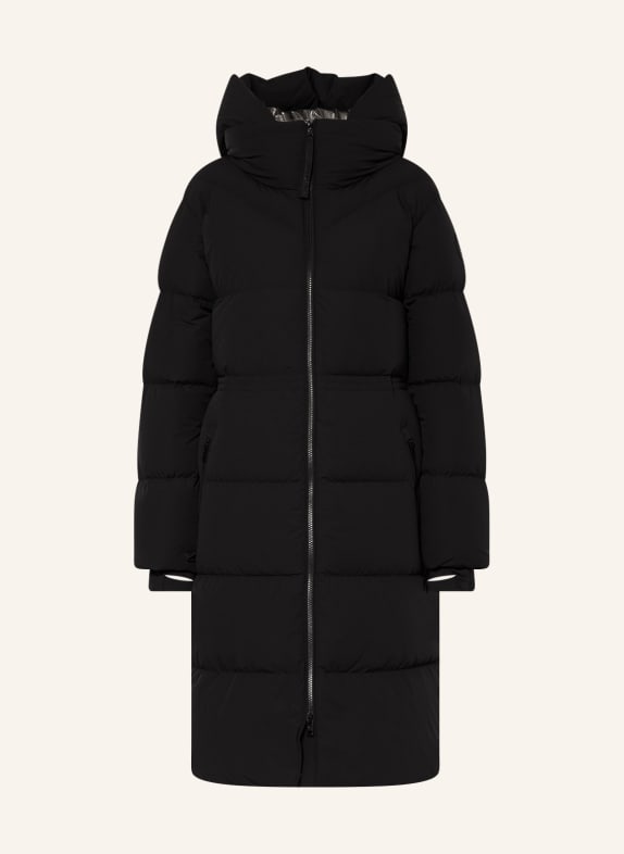 WOOLRICH Down jacket with removable hood BLACK