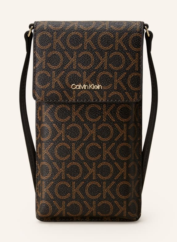 Calvin Klein Smartphone-Tasche zum Umhängen BRAUN/ HELLBRAUN