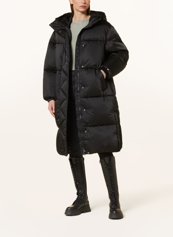 TOMMY JEANS Oversized quilted coat