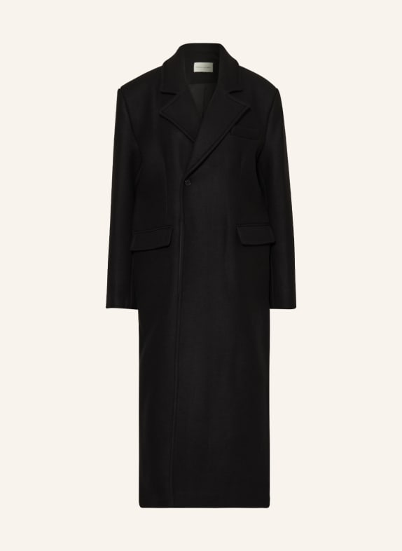 LOULOU STUDIO Wool coat VIDO BLACK