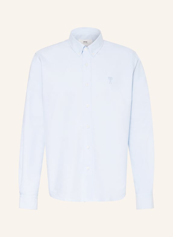 AMI PARIS Oxford shirt classic fit LIGHT BLUE