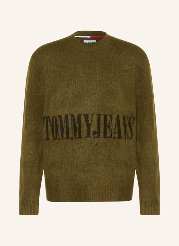 TOMMY JEANS Pullover OLIV
