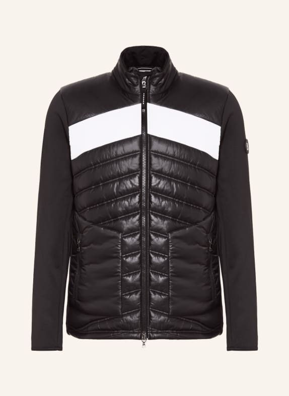 BOGNER Hybrid quilted jacket KOLYA BLACK/ WHITE