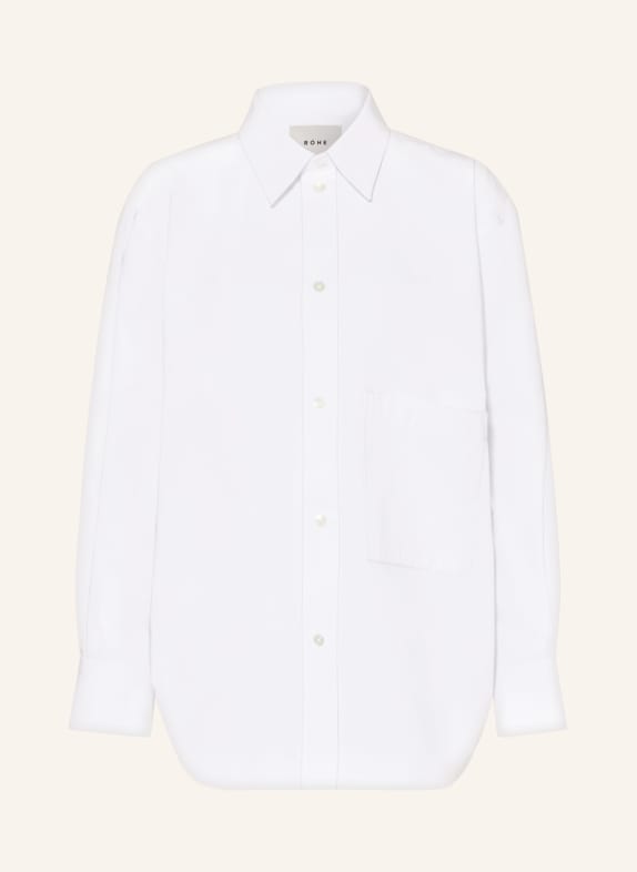 RÓHE Oversized shirt blouse WHITE