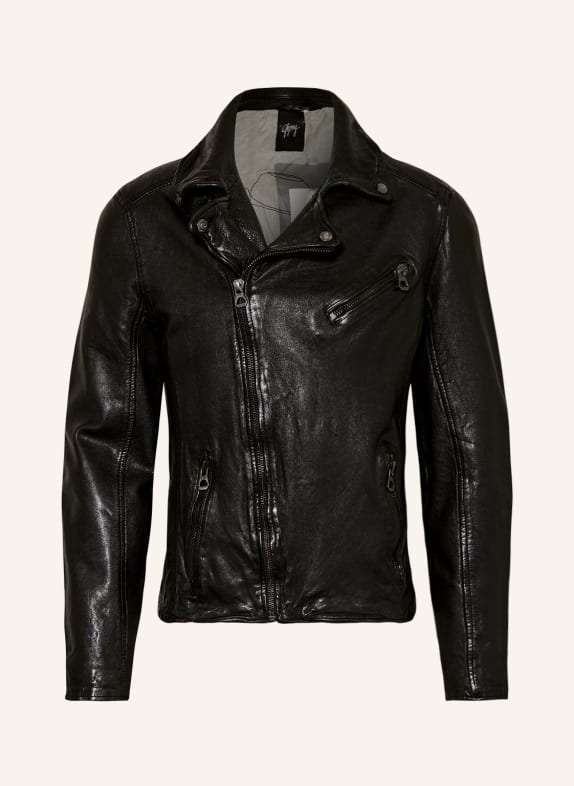 gipsy Lederjacke GMTHALAS SCHWARZ
