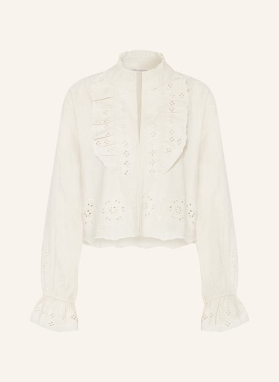 lollys laundry Blouse DAVENPORT with broderie anglaise ECRU