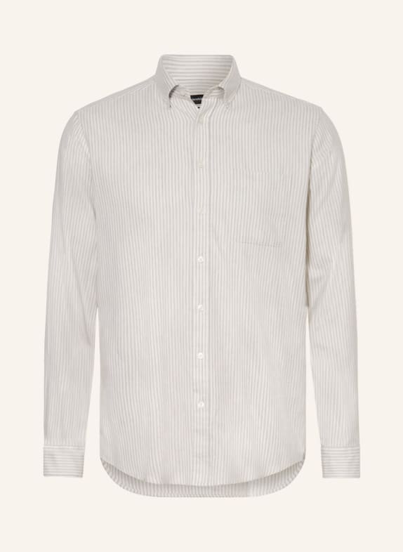 seidensticker Flanellhemd Regular Fit ECRU/ HELLGRAU