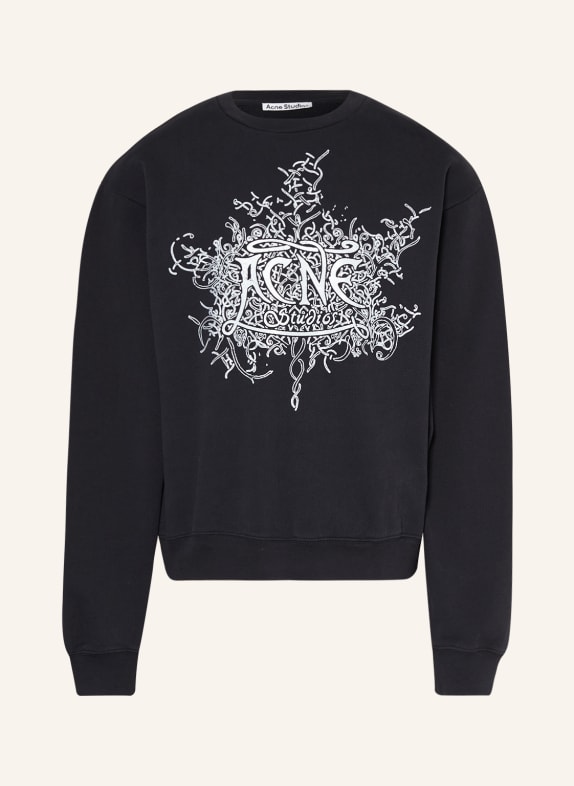 Acne Studios Sweatshirt BLACK/ WHITE