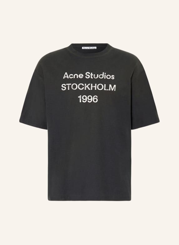 Acne Studios T-shirt CZARNY/ BIAŁY
