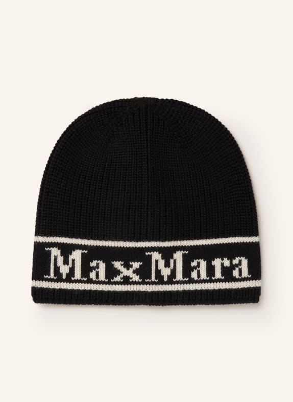 Max Mara Beanie EDUCATA BLACK/ CREAM