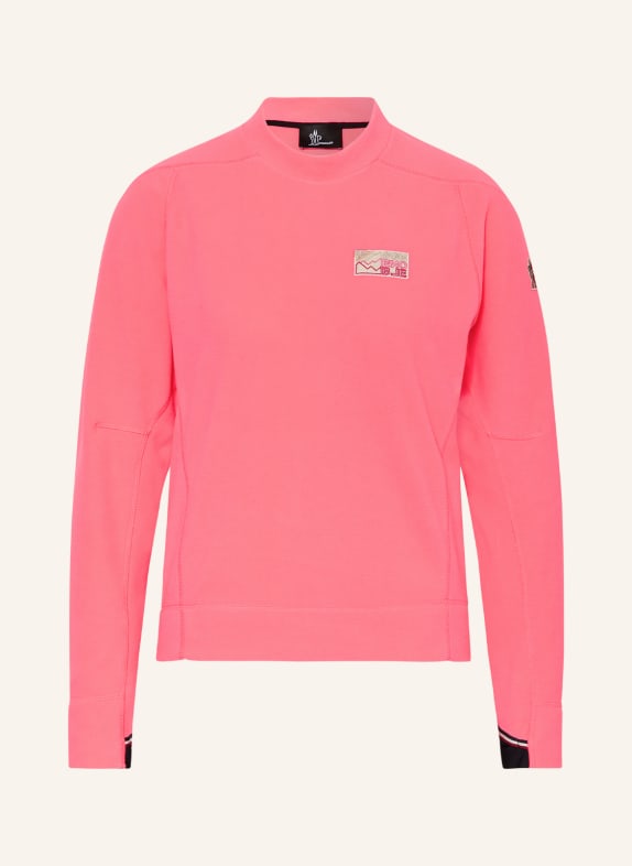 MONCLER GRENOBLE Sweatshirt NEON PINK