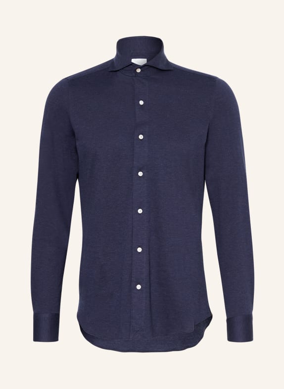 FINAMORE 1925 Jersey shirt TORONTO slim fit DARK BLUE