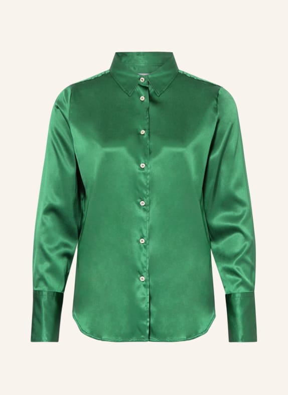 rossana diva Shirt blouse in silk GREEN