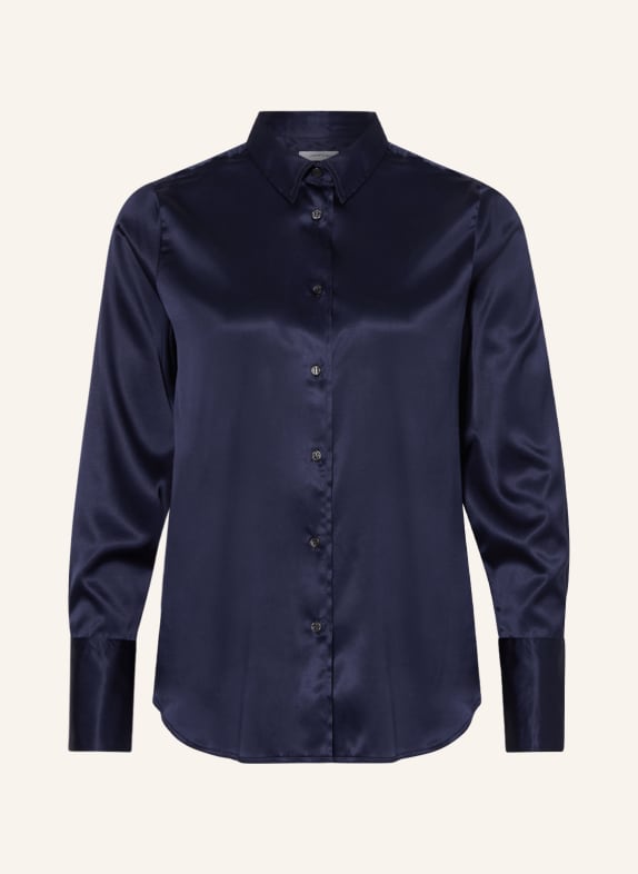 rossana diva Shirt blouse in silk DARK BLUE