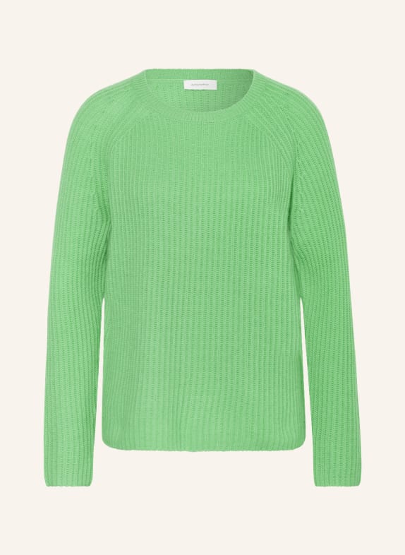 darling harbour Sweater with cashmere apfelgrün