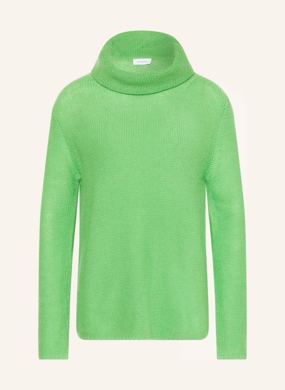darling harbour Sweater with cashmere LIGHT GREEN