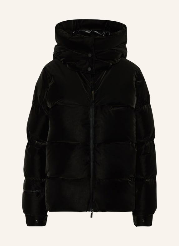 MONCLER Down jacket RHIN with detachable hood BLACK