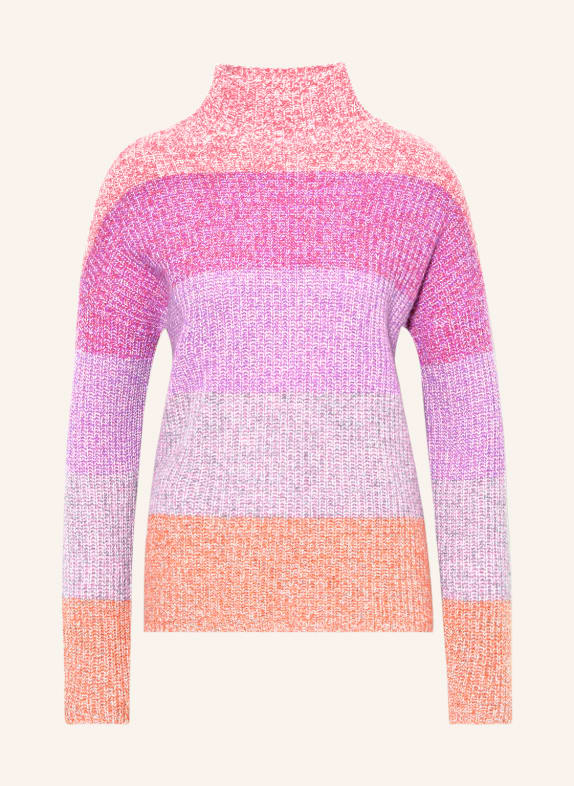 darling harbour Sweater with cashmere PINK/ PURPLE/ ORANGE