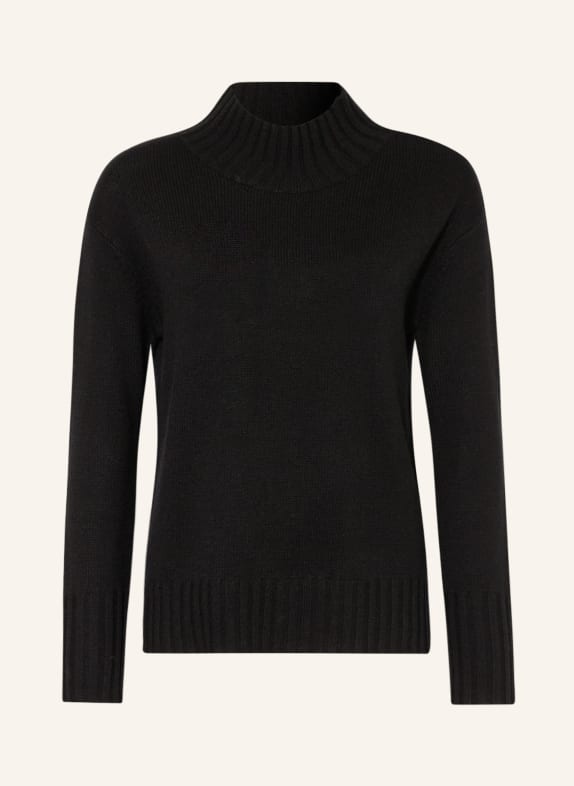 darling harbour Sweater with cashmere SCHWARZ