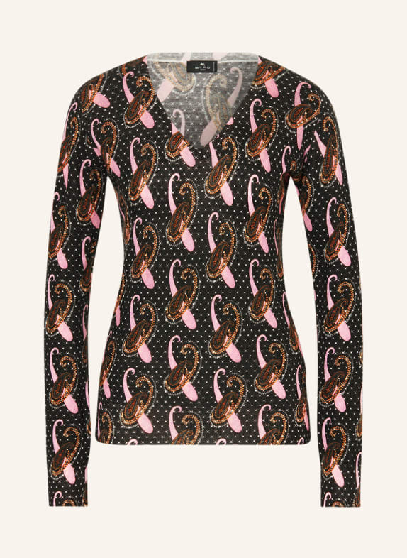 ETRO Sweater BLACK/ ORANGE/ PINK