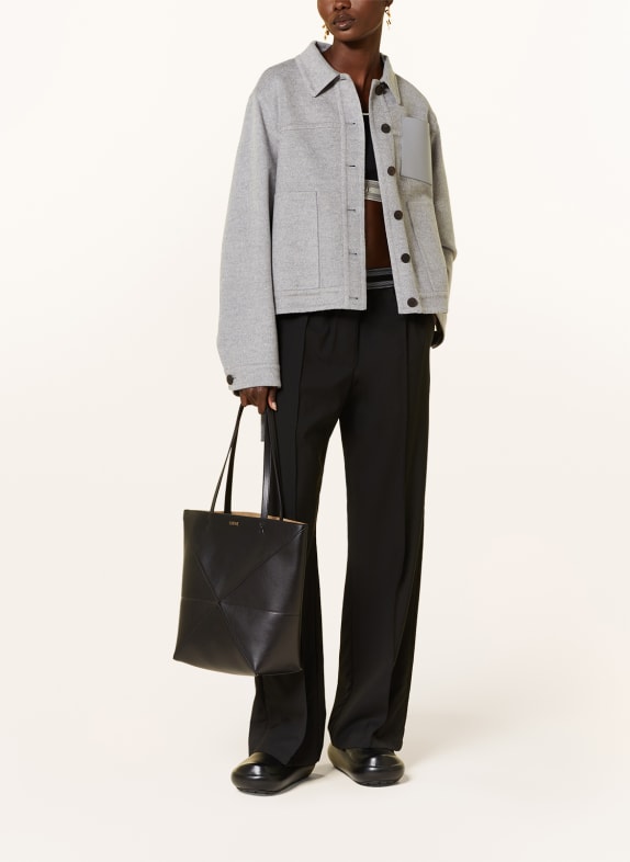 LOEWE Shopper PUZZLE FOLD ZWART