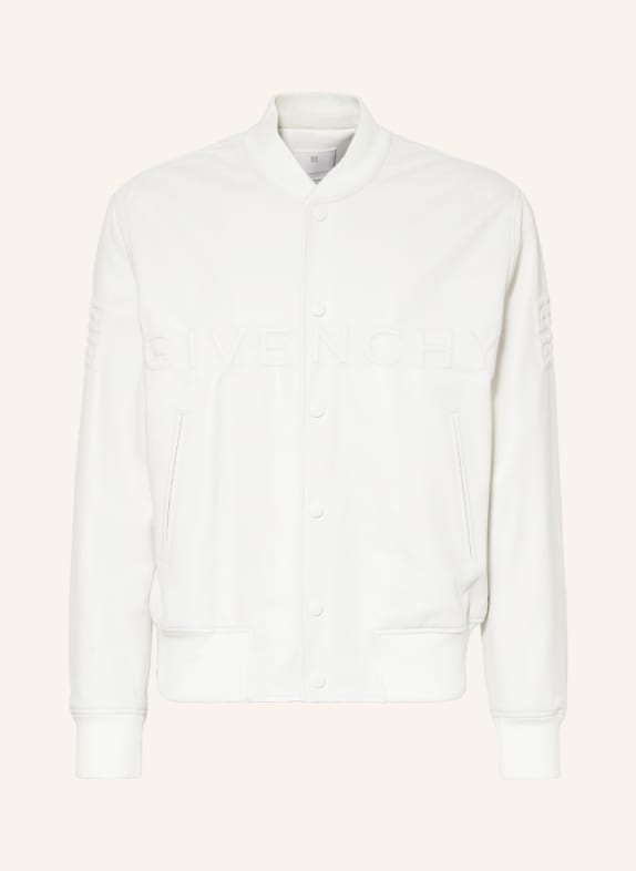GIVENCHY Leather jacket WHITE