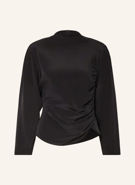 ENVELOPE 1976 Shirt blouse JET in silk BLACK