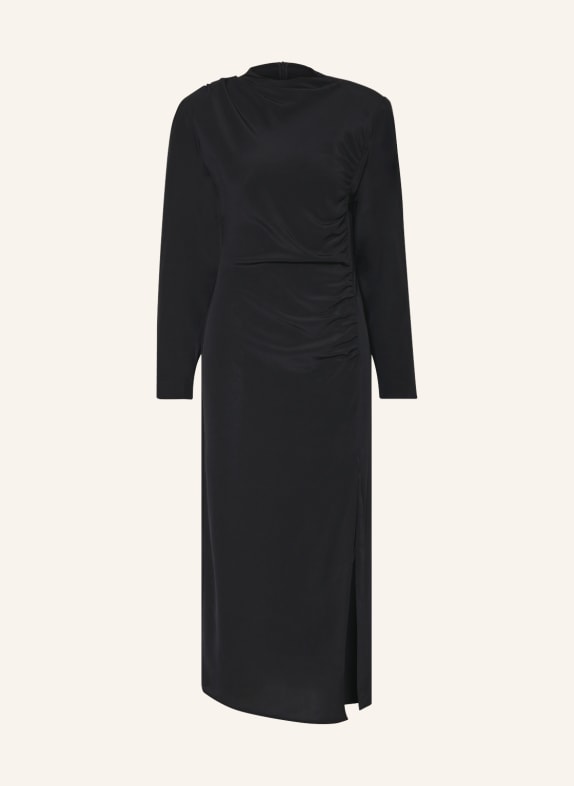ENVELOPE 1976 Silk dress JET BLACK