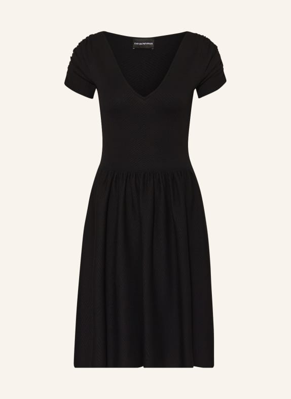 EMPORIO ARMANI Knit dress BLACK