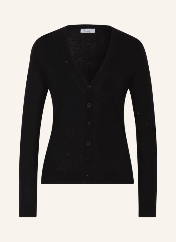 Princess GOES HOLLYWOOD Cardigan with cashmere and decorative gems BLACK