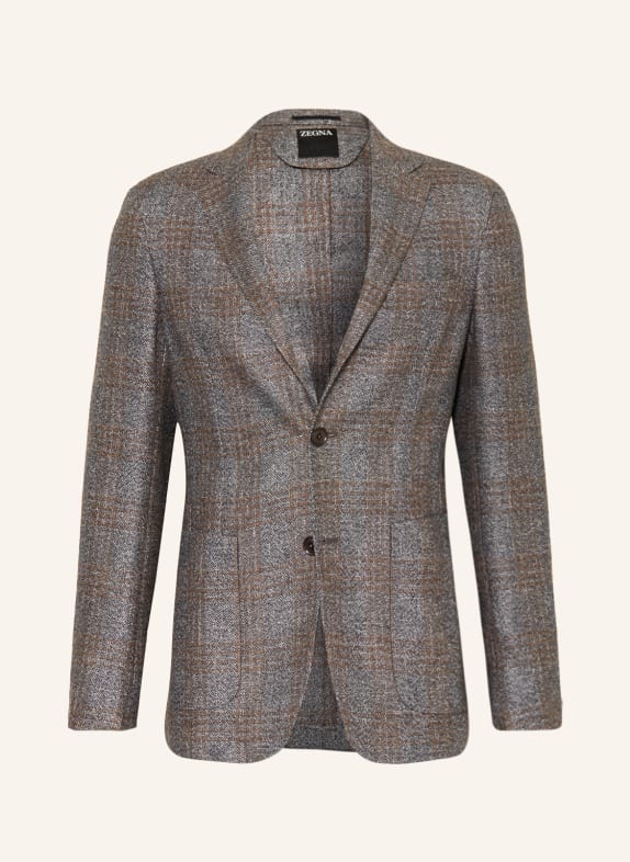 ZEGNA Tailored jacket extra slim fit MID BROWN