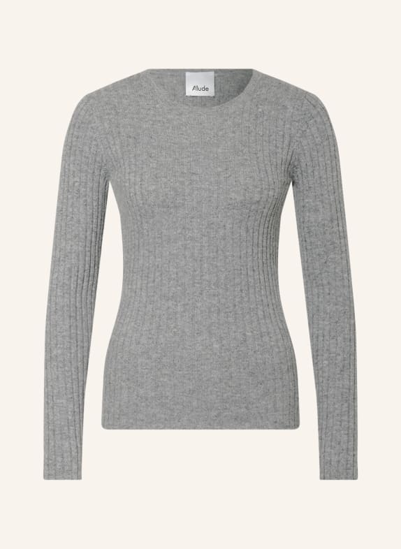 ALLUDE Cashmere-Pullover HELLGRAU