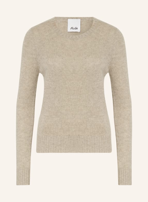 ALLUDE Cashmere sweater TAUPE