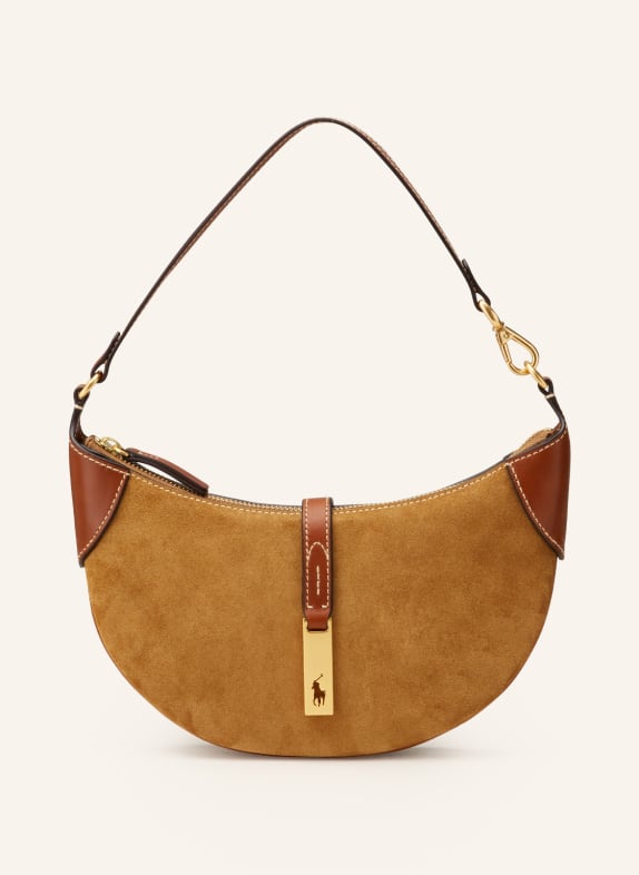 POLO RALPH LAUREN Schultertasche COGNAC