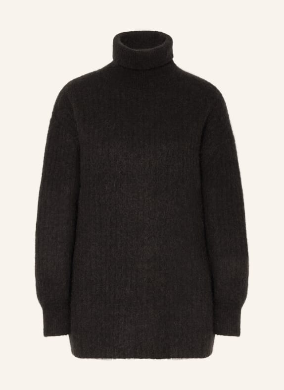 MSCH COPENHAGEN Oversized turtleneck sweater MSCHELISIA NENAYA BLACK