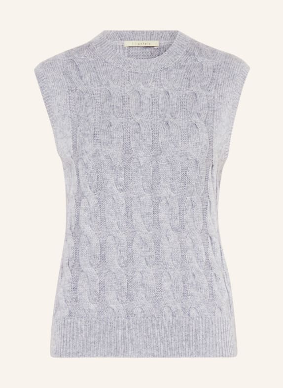 lilienfels Sweater vest with cashmere GRAY