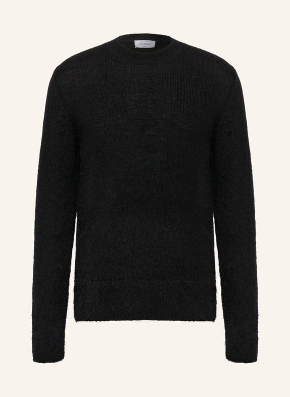 Off-White Sweater with mohair BLACK/ BEIGE