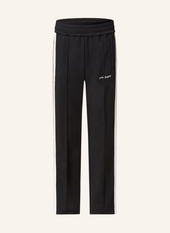 Palm Angels Track pants with tuxedo stripes BLACK/ CREAM