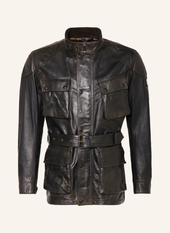 BELSTAFF Lederjacke LEGACY TRIALMASTER PANTHER SCHWARZ