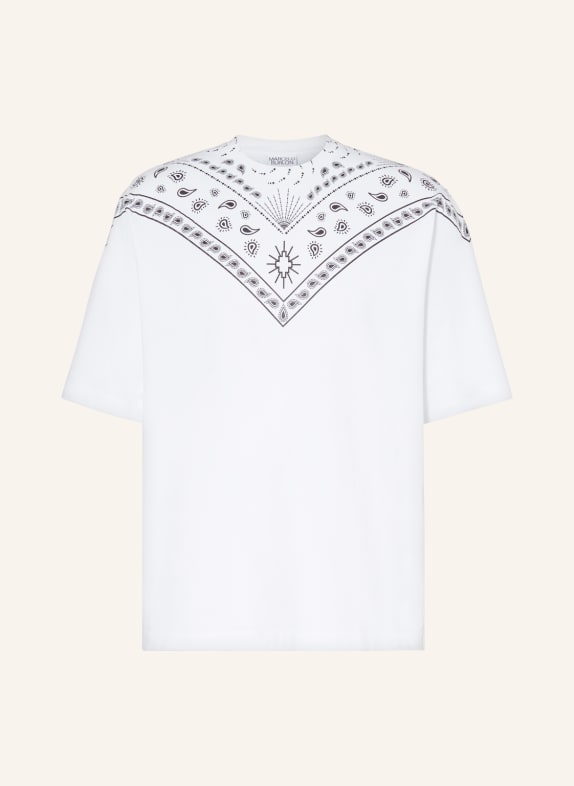MARCELO BURLON Oversized shirt BANDANA WHITE/ BLACK