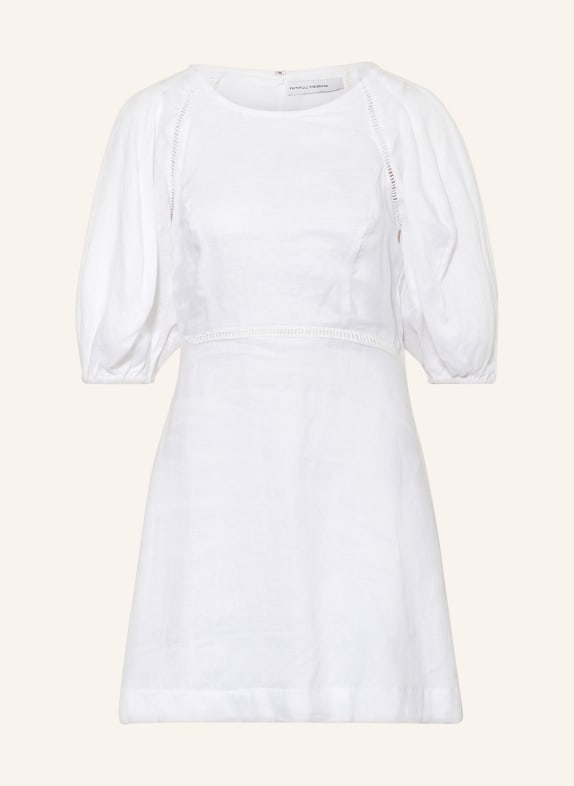 FAITHFULL THE BRAND Linen dress MAI WHITE