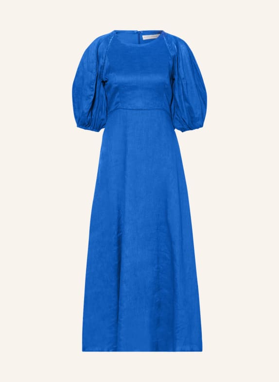 FAITHFULL THE BRAND Linen dress VALERINA BLUE