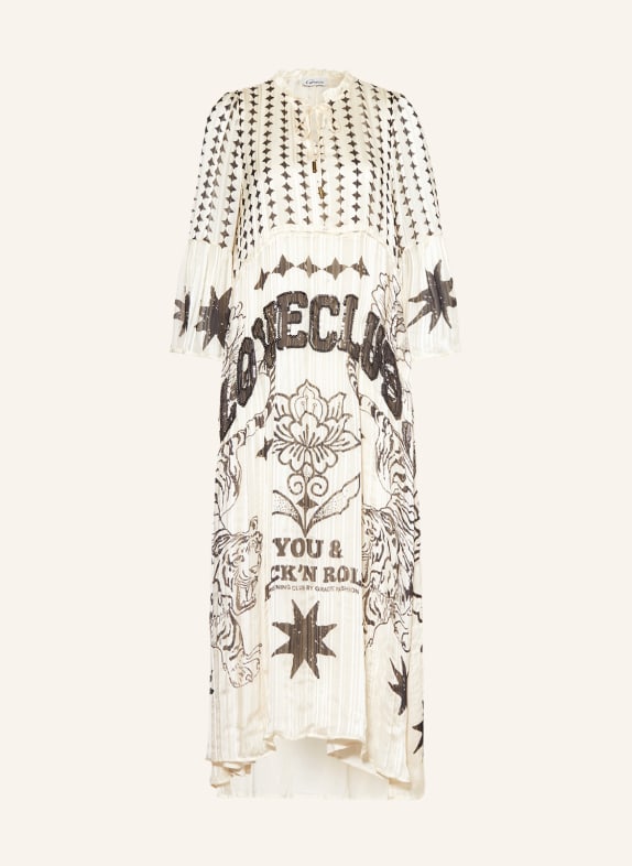 Grace Kleid mit Pailletten und 3/4-Arm 144 champagne