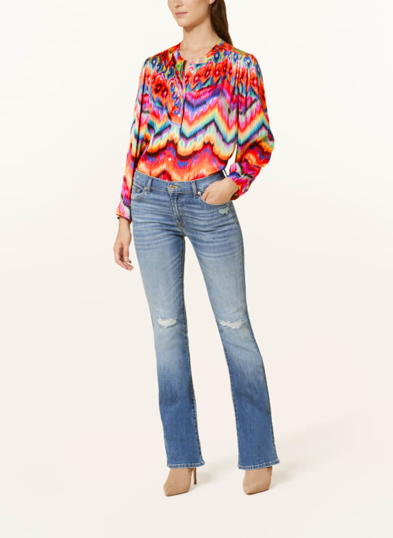 Grace blouse ORANJE / GROEN / BLAUW