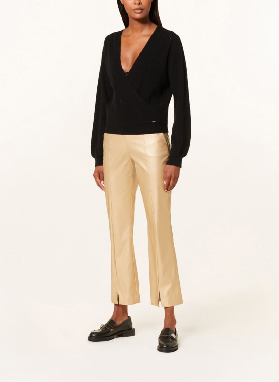 CINQUE Trousers CISLEECK in leather look