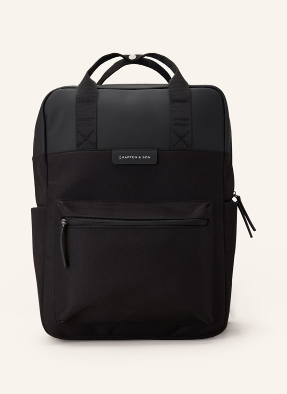 KAPTEN & SON Backpack BERGEN 11 l with laptop compartment BLACK