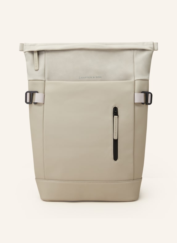 KAPTEN & SON Backpack AARHUS 14 l with laptop compartment TAUPE/ CREAM