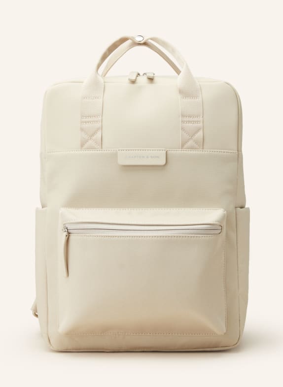 KAPTEN & SON Backpack BERGEN 11 l with laptop compartment CREAM